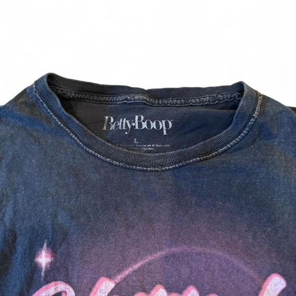 Blessed Betty Boop Tee Y2K Goth Angelcore Graphic Alt 2000s Grunge - Picture 3 of 7